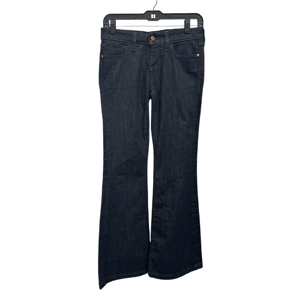 Pilcro and The Letterpress Dark Wash Stet Flare Leg Jeans Womens 26 / 2 Petite